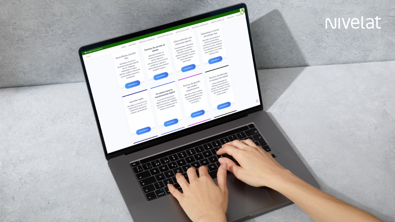 Nivelat y Fundación Wazú ofrecen cursos gratuitos para mejorar la empleabilidad de personas en situación de discapacidad